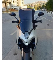 MOTOCAM Zontes RZ 250 S Ön Cam 2025-2026 Model 55cm Siyah Renkli 4mm