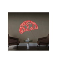Kruvasan Şekilli Neon Tabela