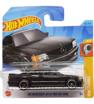 Hot Wheels - ´89 Mercedes-Benz 560 Sec Amg - Hw Turbo 4/5 - Hkg45 - Short Card - Siyah - Mattel 2023 (Çok Renkli)