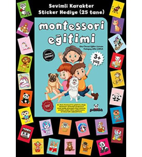 Stickerlı 3+ Yaş Montessori Eğitimi