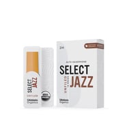 D'Addario ORRS10ASX2M Organic Select Jazz Unfiled Alto Saksafon Kamışı No: 2 Medium (Profesyonel/Caz) - 10'lu Paket Kimyasalsız Organik Tarım Sertifikalı ve Doğal Ses Karakteri