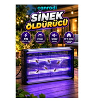 6W UV Işıklı Sessiz Elektrikli Sinek Öldürücü Haşere Kovucu Lamba
