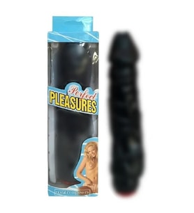 Pretty Love Perfect Realistik 21 Cm Titreşimli Kalın Lüks siyahi Vibratör Penis