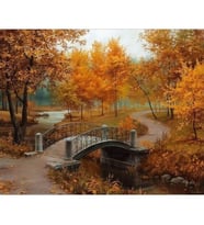 Hazan Sayılarla Boyama Seti 40x50 cm (Tuvale Gerili)