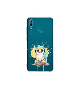 Huawei P Smart 2019 ile Uyumlu Splash Mirket Tasarımlı Şeffaf Silikon Kılıf