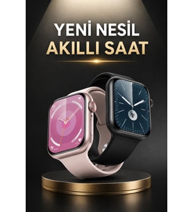 Akıllı Saat Alarm ve Titreşim Uyku ve Sağlık Takibi GPS Uyumlu Nabız Ölçer Sesli Görüşme