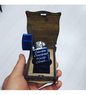 lacivert isimli zippo çakmak 1H2M HEDİYELİK
