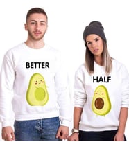 Tshirthane Better Half Sevgili Kombinleri Sweatshirt Kombini (Tek Ürün Fiyatıdır.)