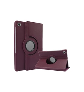 Northcity Tab M10 TB311FU 360 Tablet Deri Kılıf Mürdüm - Ergonomik Stand ve Güvenli Koruma