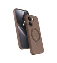 Lexroo Xiaomi Poco X8 Pro Kılıf M-safe Şarj Özellikli Standlı Samara Kılıf - Desert Gold