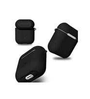 Apple Airpods Uyumlu Kılıf Zore Shockproof Silikon (Siyah)