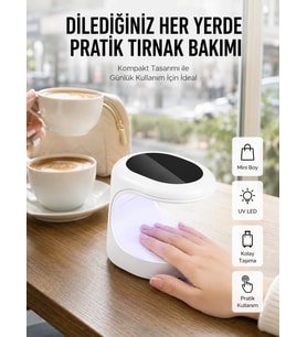Kalıcı Oje Kurutucu UV Led Teknolojisi Taşınabilir Mini Tırnak Kurutucu