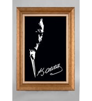 Çerçeveli Paspartulu Atatürk Tablo a651 (Gold)