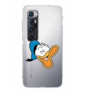 Xiaomi  Mi 10 Ultra  Kamera Korumalı Kapak Donald Duck Tasarımlı Şeffaf  Kılıf