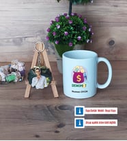 Ekonomist Kupa Bardak Beyaz ve Fotoğraflı Ahşap Anahtarlık Hediye (Model 1)