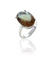 Söğütlü Silver zultanit (renk değiştiren taşlar) yüzük (Gümüş)