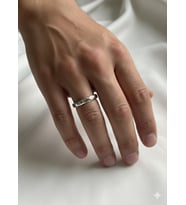 Sevgililer Günü Özel Çift Ayarlı 925 ayar Yüzük (Silver)