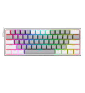 Redragon K617-Rgb 16,8 Milyon Rgb Aydınlatma, Red Switch Fizz%60 Q Türkçe Kablolu Mekanik Oyuncu Kla (Çok Renkli)