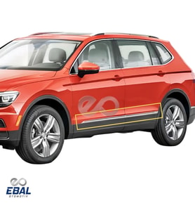 VW Tiguan Krom Yan Kapı Çıtası 4 Prç 2016 Üzeri (7 KOLTUKLU)