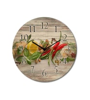 bilge Tasarım RETRO Duvar Saati 35 x 35 CM (Karışık)
