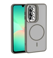Samsung Galaxy A17 Uyumlu Kılıf Standlı ve Kamera Lens Hediyeli Zore Etro Kapak