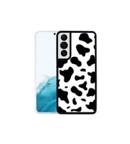 Samsung Galaxy S22 Plus Uyumlu Kılıf Zore M-Fit Desenli Kapak (Siyah-Bej)
