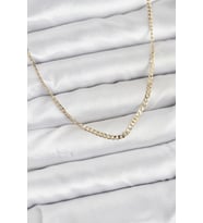 CM 14K Gold Renk Pirinç Zincir Model Kadın Kolye 5886 - HPSBYI7592-1003