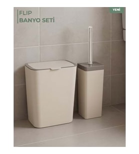 FLIP 2Lİ BANYO SETİ BEJ-100395
