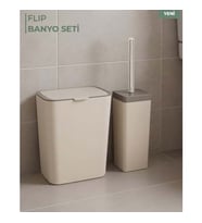 FLIP 2Lİ BANYO SETİ BEJ-100395