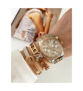 Özel Edition M Kors Model Metal Unisex Kol Saati