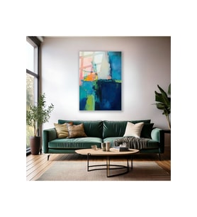 Cam Duvar Tablosu Soyut Dijital Baskı Salon Tablosu Modern Tasarım Tablo Modern Ev Dekoru