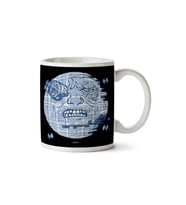 Le Voyage Dans La Death Star Trip to the Moon Star Wars İki Tarafı Baskılı Kupa Bardak