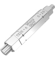 Wera - 05073202001-4'Ü 1 Arada Uç, 9507 Sb 4'Ü 1 Arada Uç 2, 2,5; 5; 6 X Tx 25 X 37 Mm