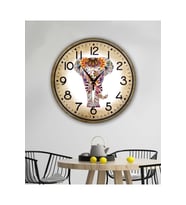 bilge Tasarım Retro Duvar Saati 40 x 40 CM (Karışık)