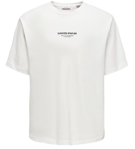 ONSCURATED RLX PRINT SS TEE TR Cloud Dancer
