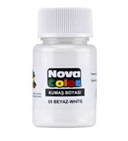 Nova Color Kumaş Boyası 35 Cc Beyaz - 4 adet