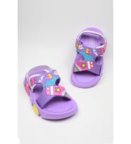 Günlük Unisex Çocuk Sandalet Esnek Kaymaz Taban Yazlık Ev Okul Kreş Ayakkabı PS940-PS955 (Lila)