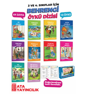 3 ve 4. Sınıflar İçin Behrengi 10 Kitaplık Kutulu Hikaye Kitabı Seti - Okumayı Sevdiren - Değerlendirme Kitapçığı İlaveli - Öğretmen Tavsiyeli - Okuduğunu Anlama ve Yorumlama - En Hikaye