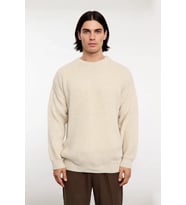 Soğuk Kış Günleri İçin Erkek Oversize Kalıp Bisiklet Yaka Rahat Triko Kazak Basic Stil Kaliteli