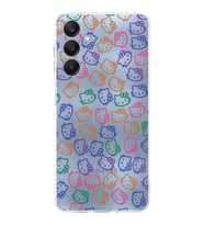 PrintiFy Samsung Galaxy A26 ile Uyumlu Kamera Korumalı Hello Kitty Tasarımlı Şeffaf Silikon Kılıf