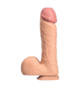 King Realistik Dildo 25 CM Gerçekçi Dev Kalın Penis Dildo