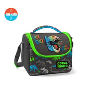 Coral High Kids Gri Dinozor Desenli Thermo Beslenme Çantası 11864