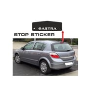 Opel Astra H Kasa Stop Sticker