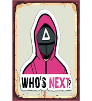 Hbb Squid Game Tasarım Ahşap Tablo