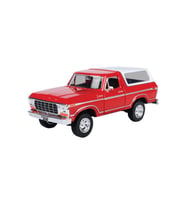 Motormax 1978 Ford Bronco 1/24 Kırmızı Model Araba