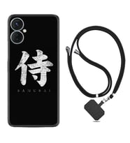 Tecno Spark 9T Kılıf Resimli Boyun Askılı İpli Desenli Silikon Samurai 1340