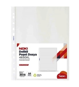Noki Poşet Dosya XL A4 100Lü - 2 paket