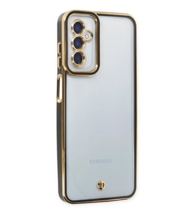 Mey İthalat® Samsung Galaxy M23 Kılıf Liva Lens Silikon - Siyah
