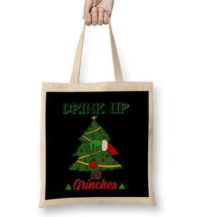 Drink Up Grinches Bez Çanta Uzun Saplı