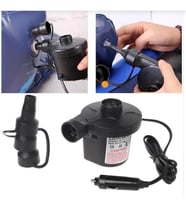 Araç Çakmağından Çalışan 3 Başlık Çift Fonk. Elektrikli Pompa -12V- (Siyah)